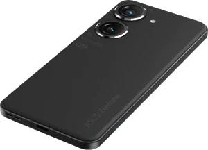 Asus ZenFone 9 zwart achterkant linkerzijkant onderkant