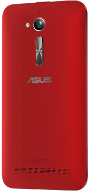 Asus ZenFone Go rojo volver lado izquierdo