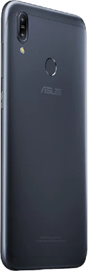 Asus ZenFone max m2 svart bakside høyre side