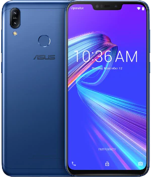 Asus ZenFone max m2 blå oversikt