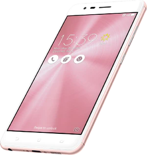 Asus Zenfone Zoom S gold Vorderseite rechte Seite