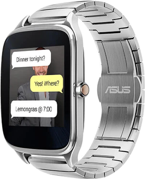 Asus ZenWatch 2 vino oikea puoli vino hopea