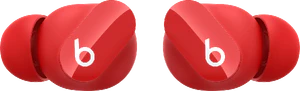 Beats Studio Buds rood buds buitenkant