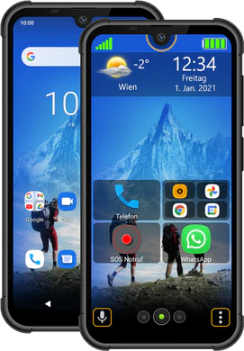 beafon MX1 zwart overzicht