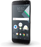 BlackBerry DTEK60 black front højre side skæv