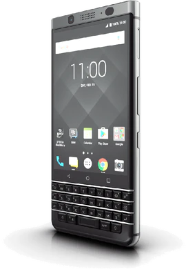 BlackBerry KEYone black voorkant rechterzijkant
