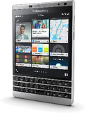 BlackBerry Passport Silver Edition rechterzijkant schuin