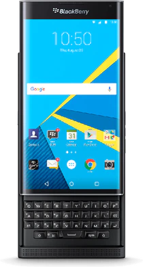 BlackBerry Priv voorkant geopend screenon