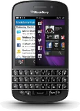 BlackBerry Q10 black voorkant