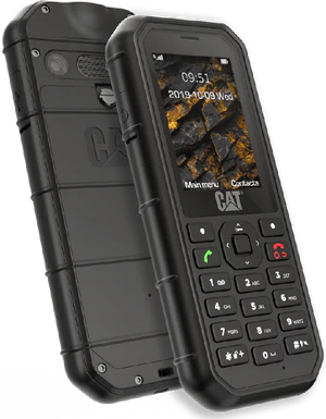 Cat B26 dual sim negro visión general