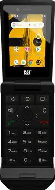 Cat S22 Flip sort front Åbnet