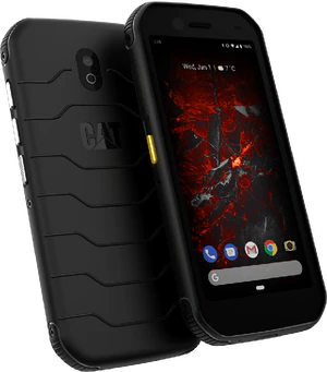 Cat S32 zwart overzicht schuin