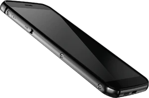 Cat S52 musta etupuolella vasen puoli pohja vino