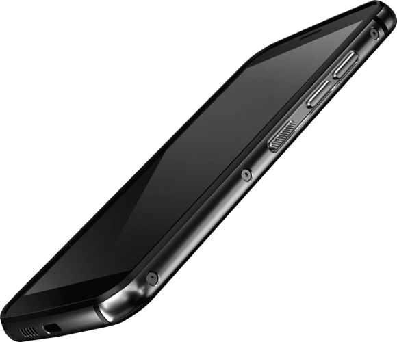 Cat S52 zwart voorkant rechterzijkant onderkant schuin Cat S52 zwart voorkant rechterzijkant onderkant schuin