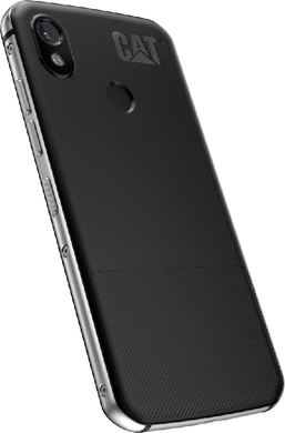 Cat S52 musta takapuoli oikea puoli vino