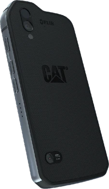 Cat S61 nero indietro lato destro aslant