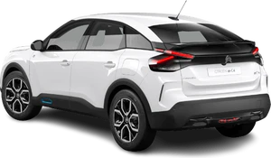 citroen e c4 hvid bagside højre side