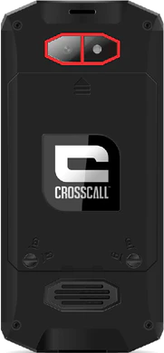 Crosscall Spider X5 zwart achterkant