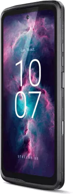 Crosscall Stellar X5 musta etupuolella oikea puoli