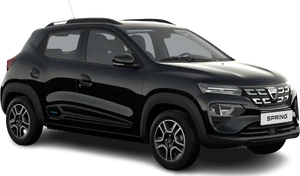 Dacia Spring negro tapa delantera lado izquierdo