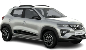 Dacia Spring gris tapa delantera lado izquierdo