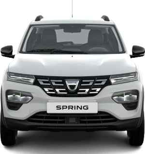 Dacia Spring blanco tapa delantera