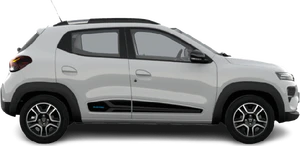 Dacia Spring blanco lado izquierdo