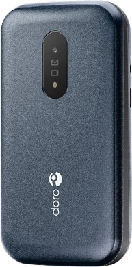 Doro 2821 blå front højre side lukket