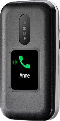 Doro 2880 black white front right side closed