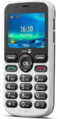 Doro 5860 white front right side