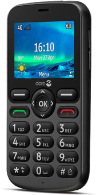 Doro 5861 grigio copertina frontale lato destro