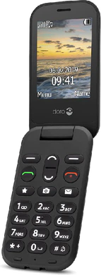 Doro 6041 nero copertina frontale lato destro aperto