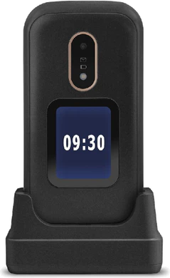 Doro 6060 svart front dock