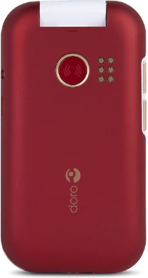 Doro 6060 röd tillbaka