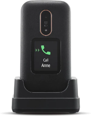 Doro 6880 nero copertina frontale chiuso dock