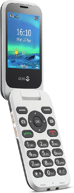 Doro 6880 nero copertina frontale lato sinistro aperto