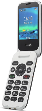 Doro 6880 nero copertina frontale lato destro aperto