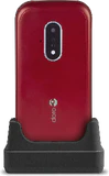 Doro 7030 punainen etupuolella cradle