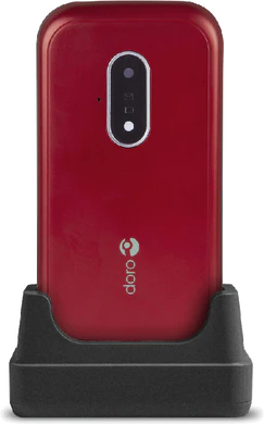 Doro 7031 rød front lukket dock