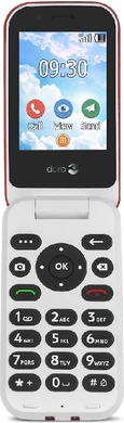 Doro 7031 rød front Åbnet