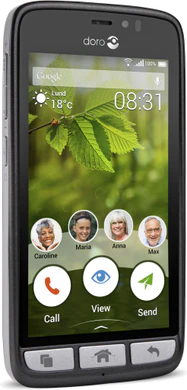 Doro 8031 nero copertina frontale lato sinistro