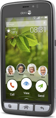 Doro 8031 nero copertina frontale lato destro