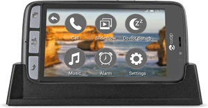 Doro 8031 nero ruotato dock