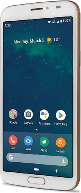 Doro 8080 blanc couverture à droite