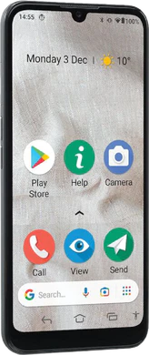 Doro 8110 4g grigio copertina frontale lato sinistro