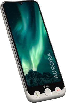 Doro Aurora A30 white front left side tilted ed