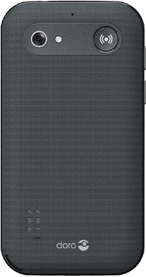 Doro Leva L10 schwarz Rückseite