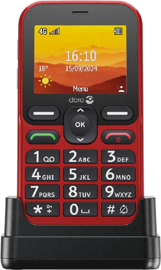 Doro Leva L10 rot Vorderseite dock