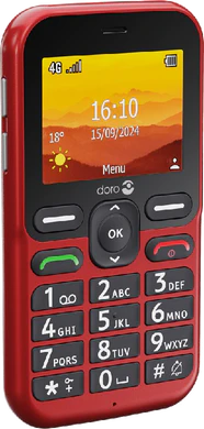 Doro Leva L10 rot Vorderseite linke Seite