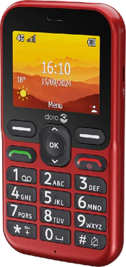 Doro Leva L10 rot Vorderseite rechte Seite